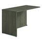 Alera Seville Series Return Shell, Reversible, 48" x 24" x 29", Walnut (SVRS4824WA)