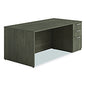 Alera Seville Series Single Pedestal Desk, Right Pedestal, 72" x 36" x 29", Walnut (SVSPR7236WA)