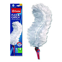O-Cedar Flex and Catch Heavy-Duty Dusting Kit, 1 Duster Wand and 3 Refills (172148EA)