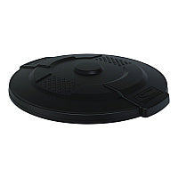 Suncast Commercial Utility Trash Can Lid for 32 gal Trash Can, 22.22" Diameter x 3", Black (TCU32GLIDD)
