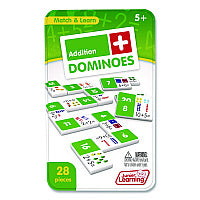 Junior Learning Inc Addition Dominoes, Ages 5 to 10 (481)