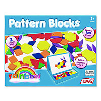 Junior Learning Inc Rainbow Pattern Blocks, Ages 3 to 4 (613)