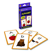 Carson-Dellosa Alphabet Flash Cards, 3.25 x 5.25, Assorted Colors, 54 Cards (0769646794)