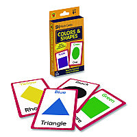 Carson-Dellosa Colors and Shapes Flash Cards, 3.25 x 5.25, Assorted Colors, 54 Cards (0769646891)