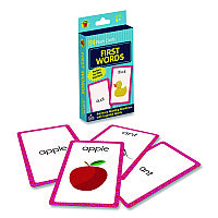 Carson-Dellosa First Words Flash Cards, 3.25 x 5.25, Assorted Colors, 54 Cards (0769647197)