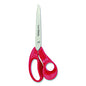 Maped Helix Expert Left-Handed Multipurpose Scissors, 8.25" Long, 5" Cut Length, Straight Red Handle (686549)