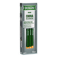 Dixon China Marker, Green, Dozen (000740002)