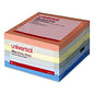Universal Ultra Sticky Note Pads, Note Ruled, 4" x 4", Assorted Colors, 100 Sheets/Pad, 6 Pads/Pack (35633)