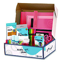 enday Back to School Supplies Kit for Grades K-5, Red (1319)