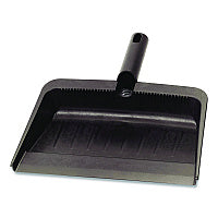 Carlisle Flo-Pac Flexible Plastic Dustpan, 8 x 12, Plastic, Black (36143703)