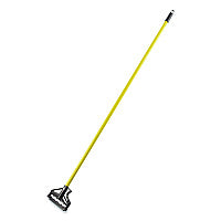 Carlisle Sparta Spectrum Quik-Release Fiberglass Mop Handle, 1" dia x 60", Yellow (4166404)