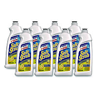 Soft Scrub All Purpose Cleanser, Lemon Scent, 24 oz Bottle, 8/Carton (07224)