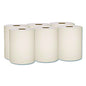 Scott Essential 100% Recycled Fiber Hard Roll Towel, 1-Ply, 8" x 800 ft, 1.5" Core, Brown, 6 Rolls/Carton (56758)
