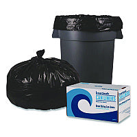 Boardwalk(R) 60 Gallon Trash Bags, 1.2 mil, 38 x 58, Black, 50 Bags (BWK519E)
