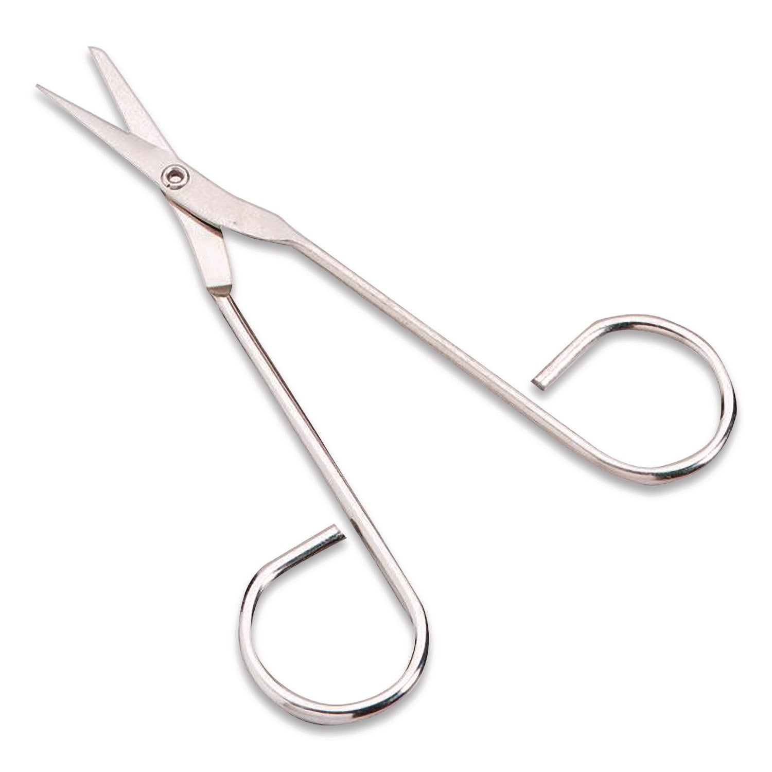 First Aid Only First Aid Scissors, 4.5" Long, Straight Nickel Handle (813161)