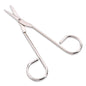 First Aid Only First Aid Scissors, 4.5" Long, Straight Nickel Handle (813161)