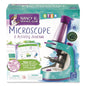 Educational Insights Nancy B's Science Club Microscope and Activity Journal, Ages 8 and Up, 30x to 400x Magnification, 8.7 x 9.2 x 4.3, Blue (5350)
