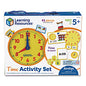 Learning Resources Time Activity Set, 1 to 12 Players, Grades K to 1, 41 Pieces (LER3220)
