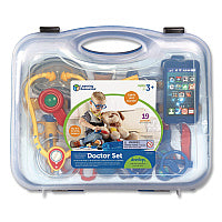 Learning Resources Pretend and Play Doctor Set, Ages 3 and Up, 19 Pieces (LER9048)