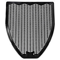 Impact Disposable Urinal Floor Mat, Nonslip, Fresh Blast Scent, 17.5 x 20.38, Black, 6/Carton (15255)
