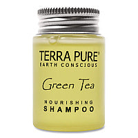Diversified Hospitality Solutions Terra Pure Shampoo Jam Jar, Green Tea Lemongrass, 1 oz Jar, 300/Carton (007460)