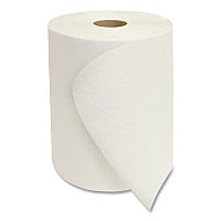 Morcon Paper Morsoft Universal Roll Towels, 1-Ply, 8" x 1,000 ft, White, 6 Rolls/Carton (W61000)