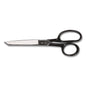 Westcott Forged Steel Standard Scissors, 8" Long, Straight Black Handle (10260)