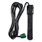 GoGreen Power 6 Outlet Surge Protector, 6 ft Cord, 250 J, Black (GG16106MSBK)