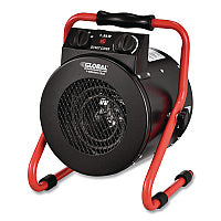 Global Industrial Portable Electric Space Heater, 1,500 W, 11.25 x 14.75 x 17.5, Black (653579)