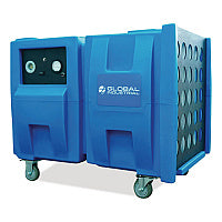 Global Industrial Commercial Air Scrubber and Negative Air Machine with HEPA Filter, 2 Speed, 1,000/2,000 CFM, 115 V (604216)