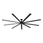 Global Industrial Industrial Ceiling Fan, 96", 6 Speeds, 10,500 CFM, Black (293048)