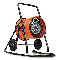 Global Industrial Portable Salamander Heater with Adjustable Thermostat, 10,000 W, 21.59 x 28 x 38.5, Orange (653558)