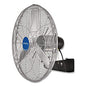 Global Industrial Deluxe Oscillating Wall Mount Fan, 24" (258321)