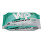 Carlisle WipesPlus Disinfecting Surface Wipes, 1-Ply, 7 x 8, Lemon, White, 80 Wipes/Refill Pack, 12 Packs/Carton (37701)