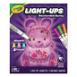 Crayola Light Ups Recolorable Bunny with (3) Ultra-Clean Washable Markers, Ages 4 and Up, 4 Pieces (747643)