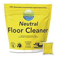 Diversey Aqua ChemPacs Neutral Floor Cleaner, Lavender Scent, 120/Pack (9320926)