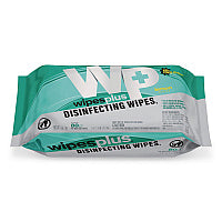 Carlisle WipesPlus Disinfecting Surface Wipes, 1-Ply, 7 x 8, Lemon Scent, White (37701EA)
