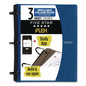 Five Star FLEX Notebinder, 1" TechLock Rings, 3-Subject, Medium/College Rule, Randomly Assorted Cover Colors, (120) 11 x 8.5 Sheets (08126)