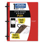 Five Star FLEX Notebinder, 1/2" TechLock Rings, 1-Subject, Medium/College Rule, Randomly Assorted Cover Colors, (80) 11 x 8.5 Sheets (08120)