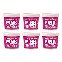 The Pink Stuff Miracle Cleaning Paste, Floral Scent, 17.6 oz Jar, 6/Carton (823781CT)