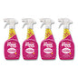 The Pink Stuff Miracle Multi-Purpose Cleaner, Floral Scent, 25.4 oz Spray Bottle, 4/Carton (823788CT)