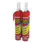 Flex Seal Flex Caulk Hi-Performance Hybrid Caulk, 6.6 oz Aerosol Can, Dries Clear, 4/Carton (CFSCLRR675)