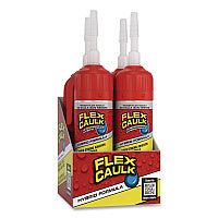 Flex Seal Flex Caulk Hi-Performance Hybrid Caulk, 4.6 oz Aerosol Can, Dries White, 4/Carton (CFSWHTR100)