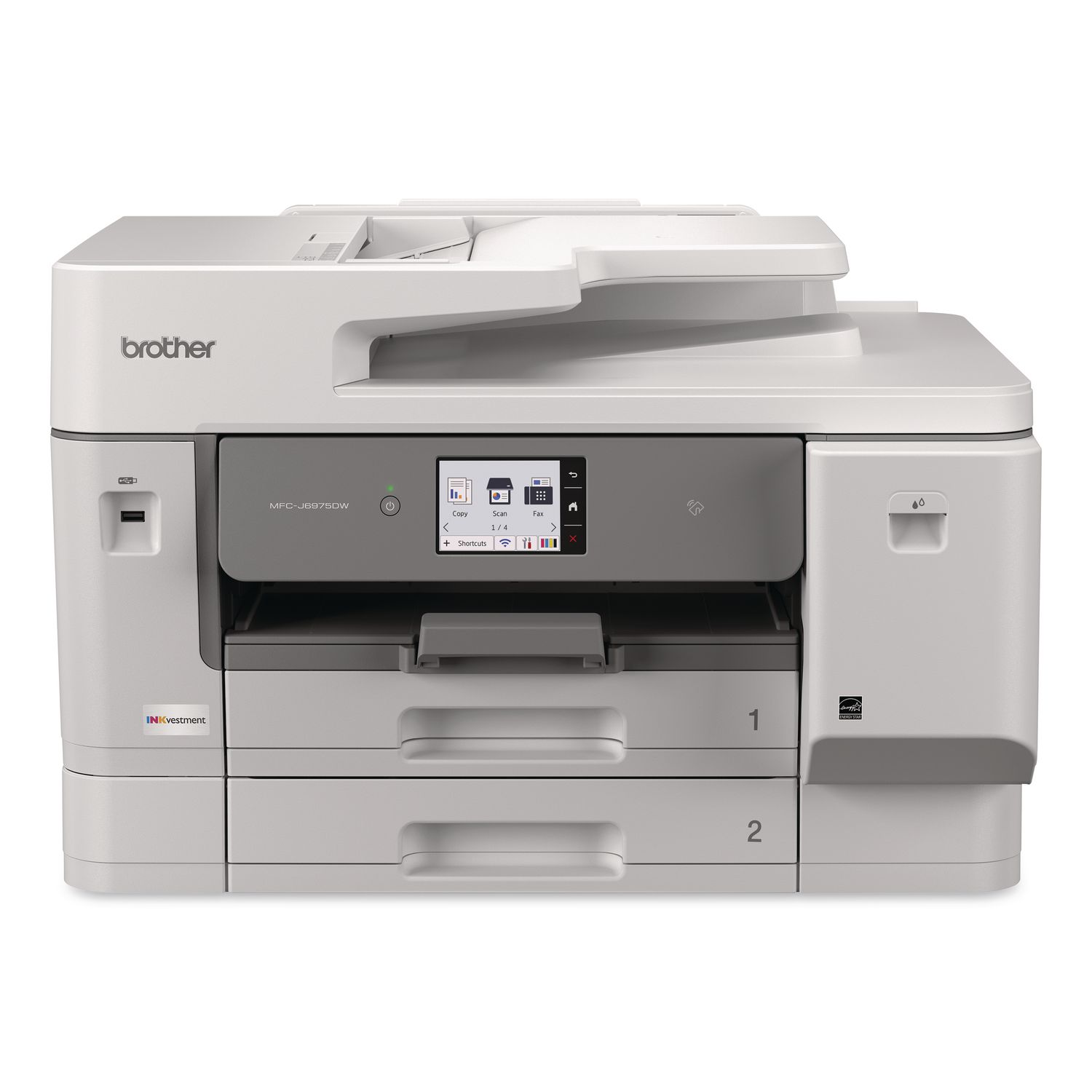 Brother Workhorse MFC-J6975DW Business Color Inkjet AIO Printer, Copy/Fax/Print/Scan