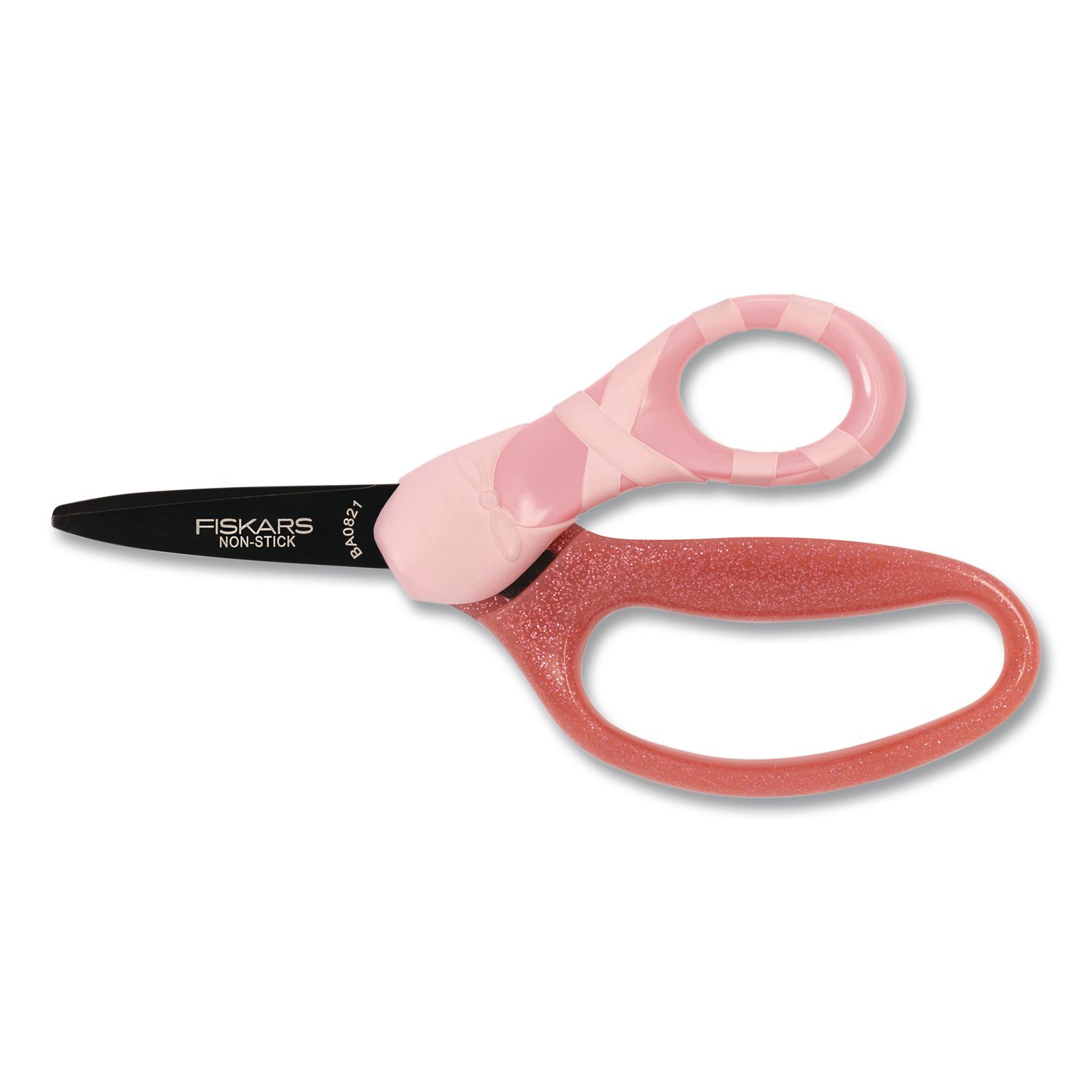 Fiskars MVP Dance Kid's Scissors, Pointed Tip, 5" Long, Straignt Pink Handle (1073415)