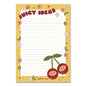 Denik Tayto Cherry Notepad, Ruled, (64) White/Multicolor 5.25 x 8.25 Sheets (NP1911)