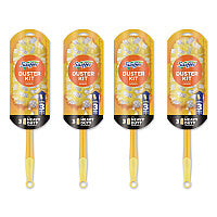 Swiffer 360 Heavy Duty Extendable Starter Dusting Kit, 3 Refills and One 6" to 3 ft Pole, 4 Kits/Carton (89114CT)