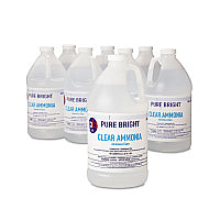 Pure Bright Clear Ammonia, 64 oz Bottle, 8/Carton (19703575033)