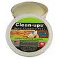 LEE Clean-Ups Hand Cleaning Pads, Cloth, 1-Ply, 3" dia, Mild Floral Scent, 60/Tub (10145)
