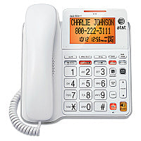 AT&T CL4940 Corded Speakerphone with Digital Answering System, White